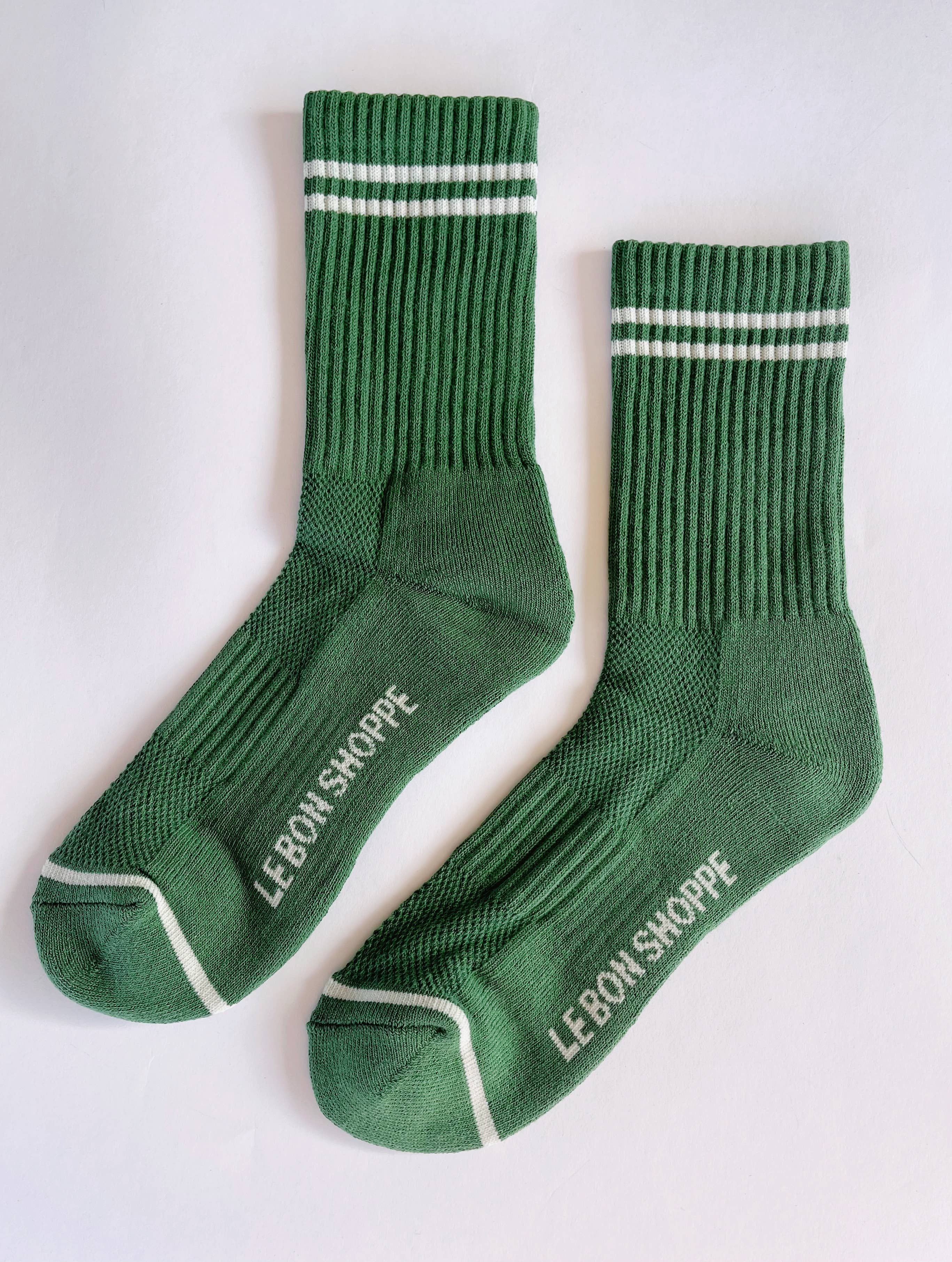 Le Bon Shoppe Boyfriend Socks: Moss