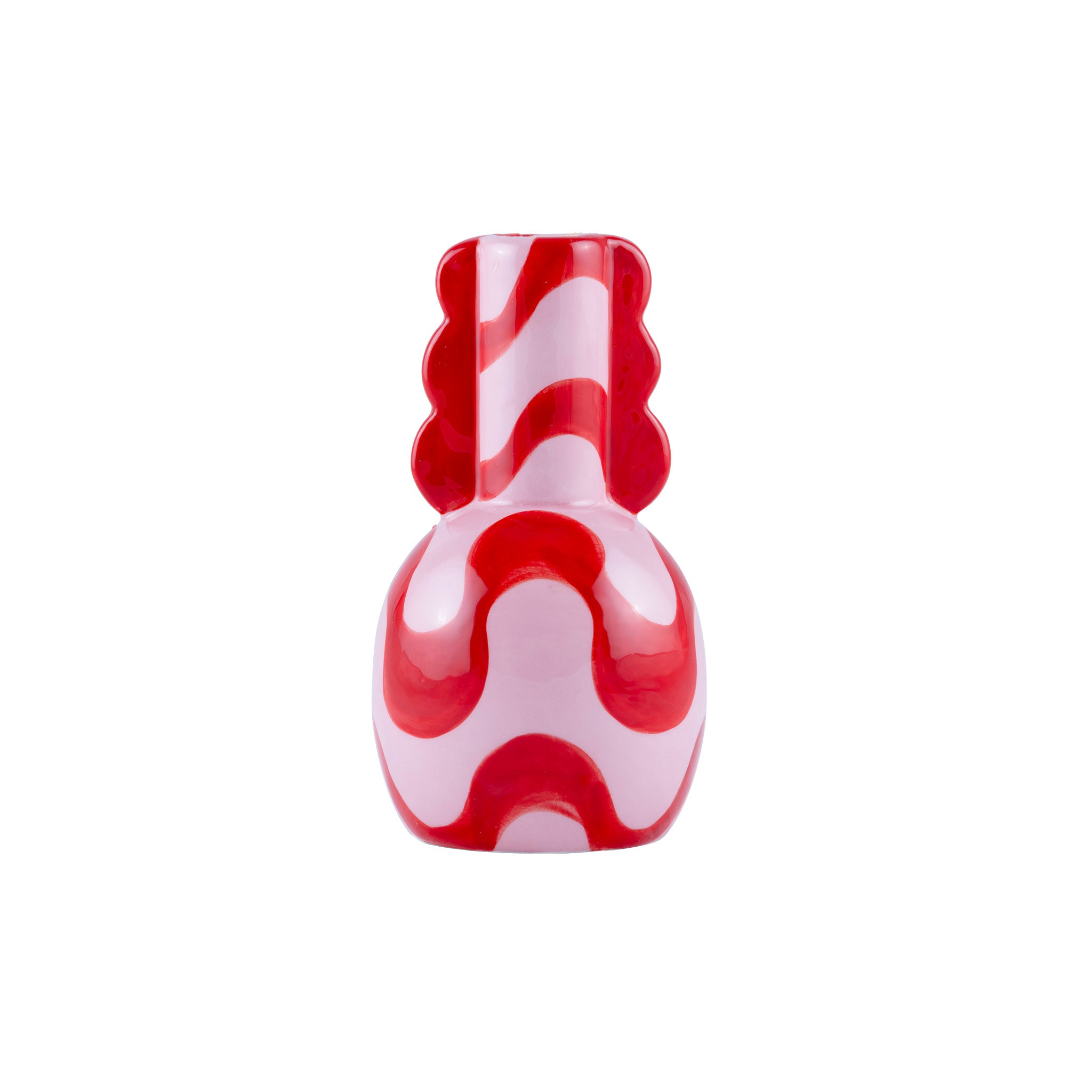 Candle Holder Adelina Red and Pink