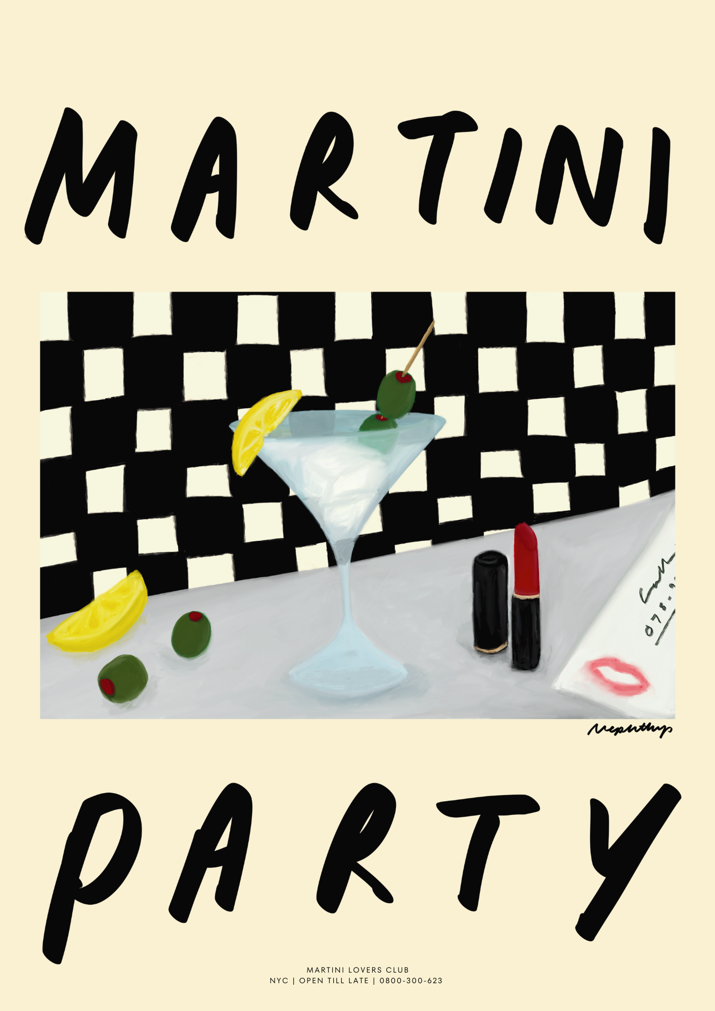 Martini Party Cream