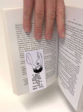 Load image into Gallery viewer, David Shrigley Magnetic Bookmark Bunch Of Twats
