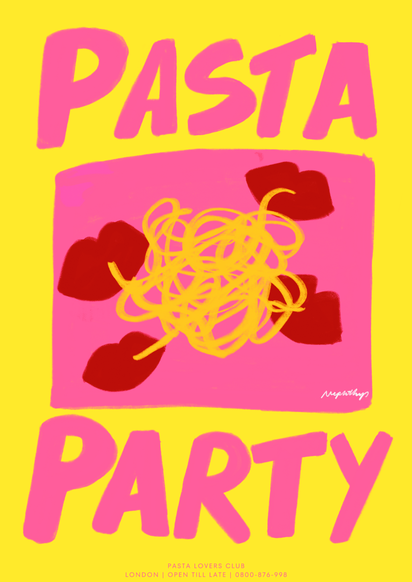 Pasta Party Yellow