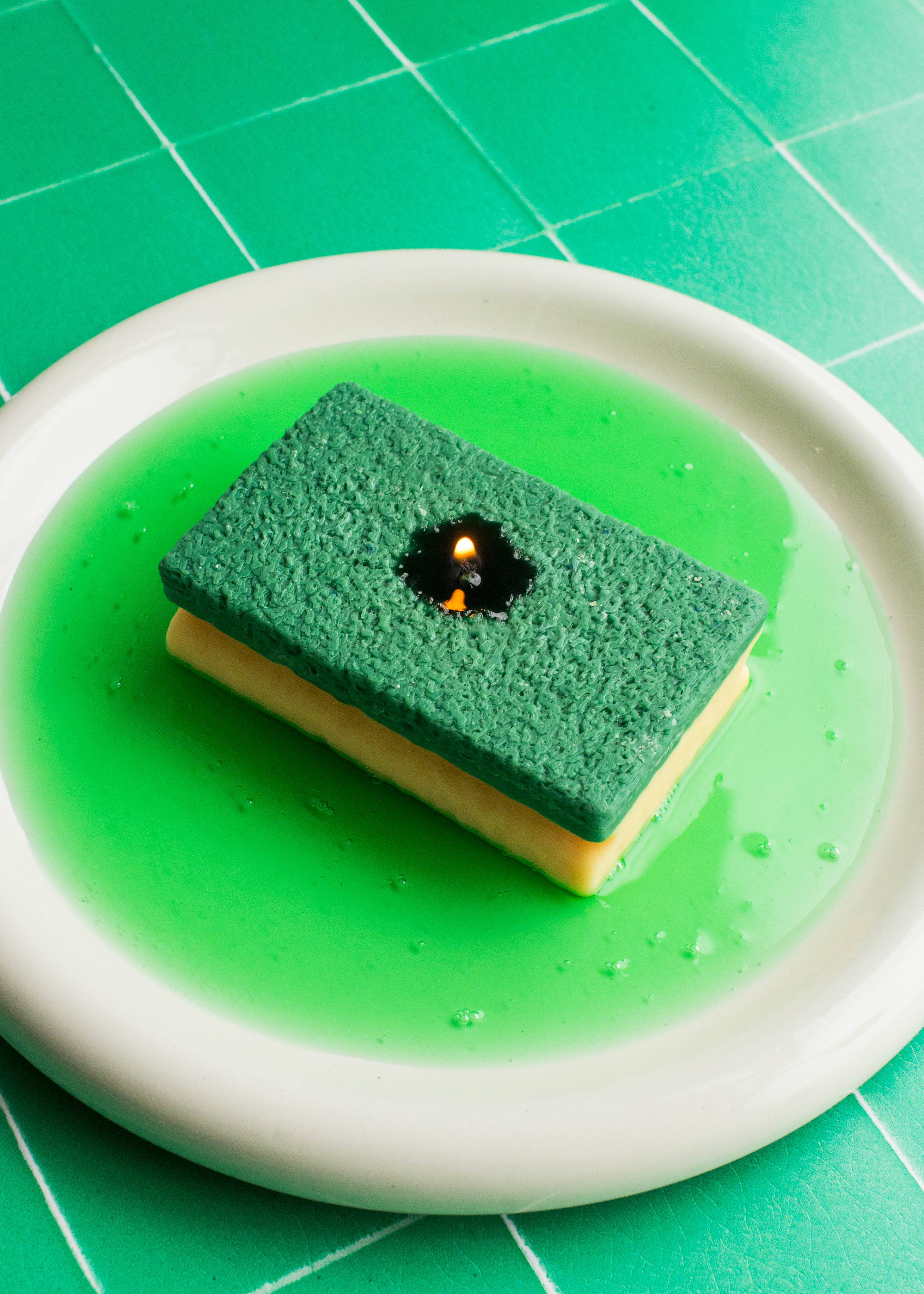 Sponge Candle