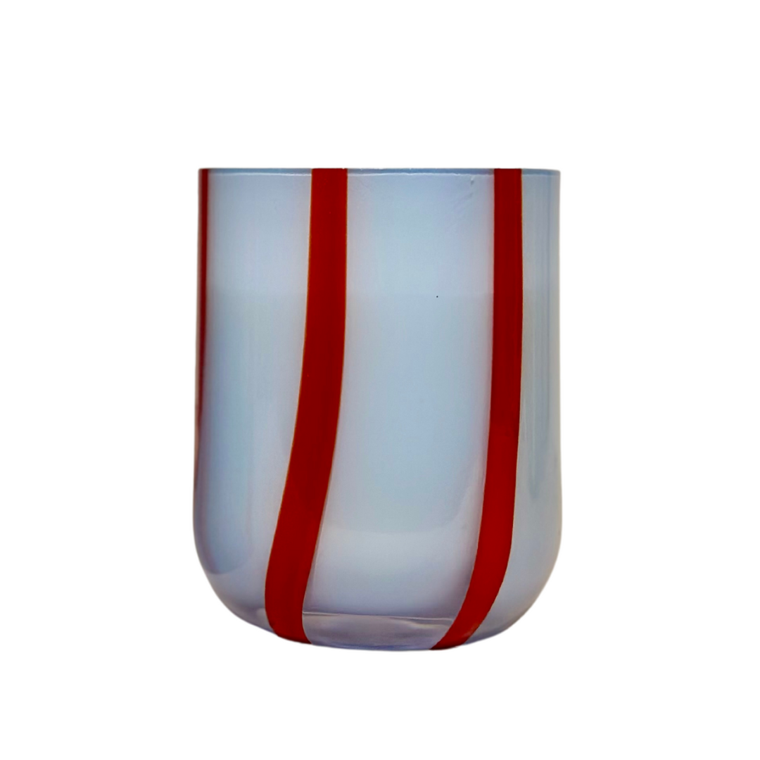 Atina Glassware: Blue & Red