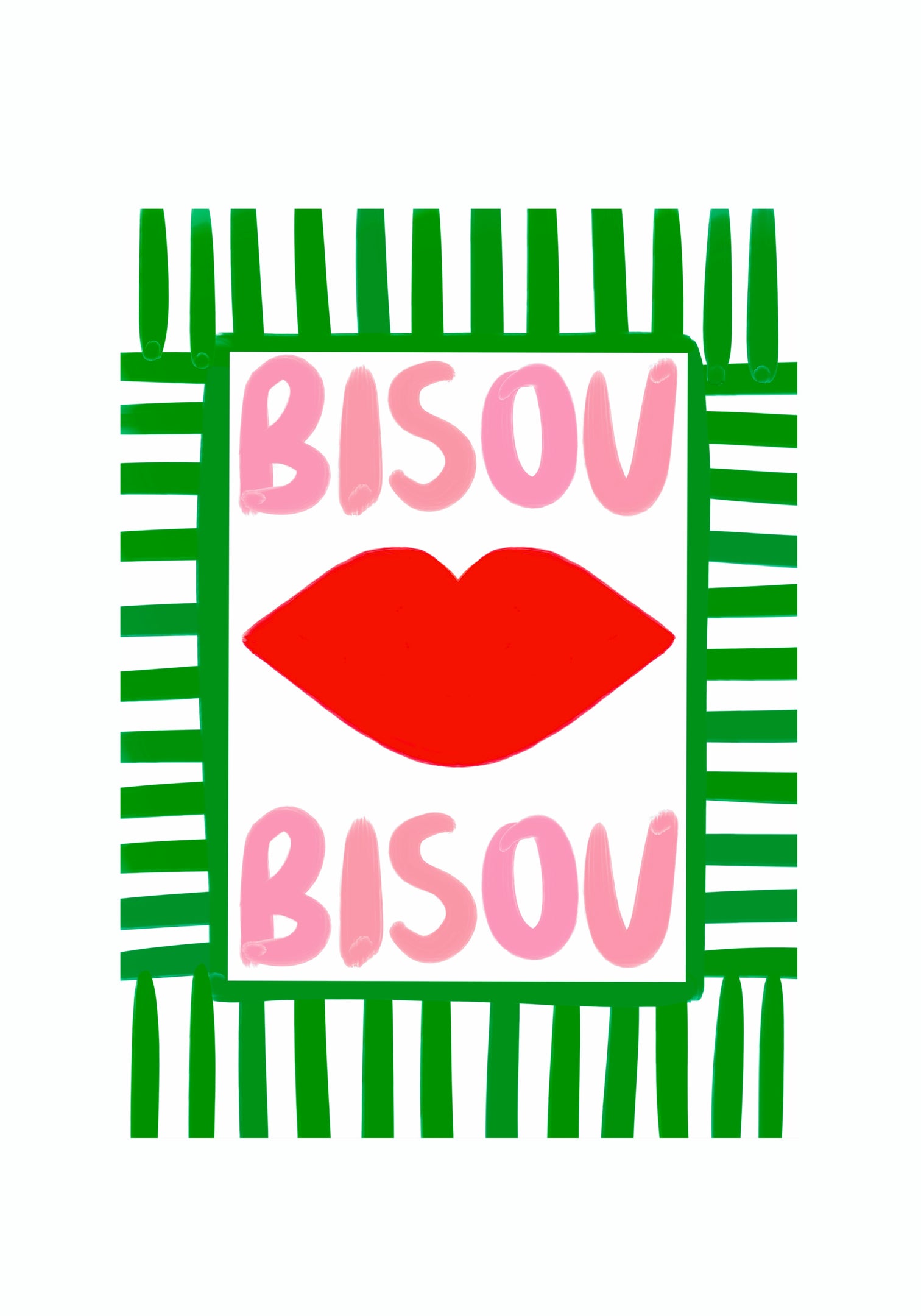 Bisou Bisou Print