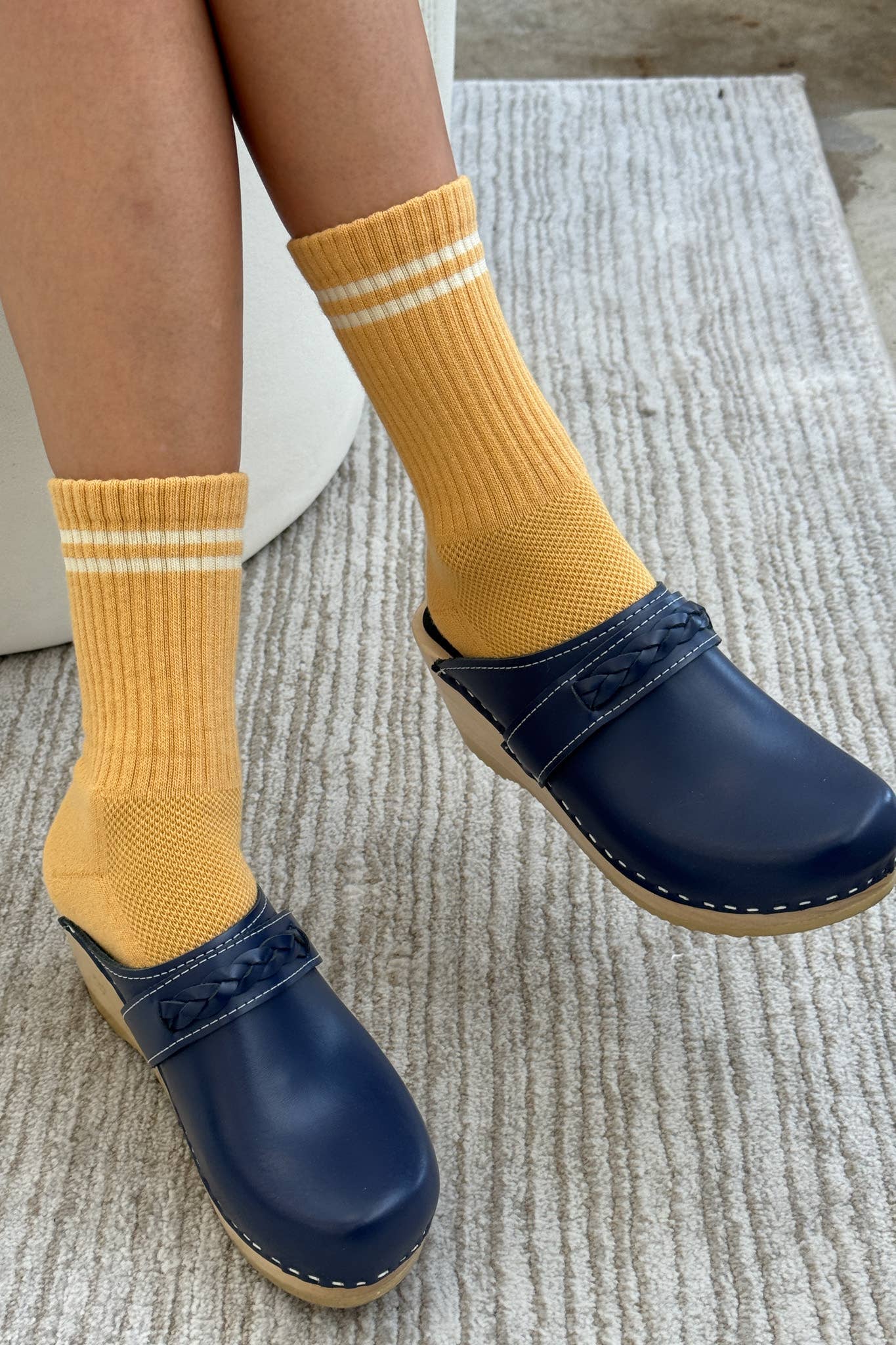 Le Bon Shoppe Boyfriend Socks: Butter