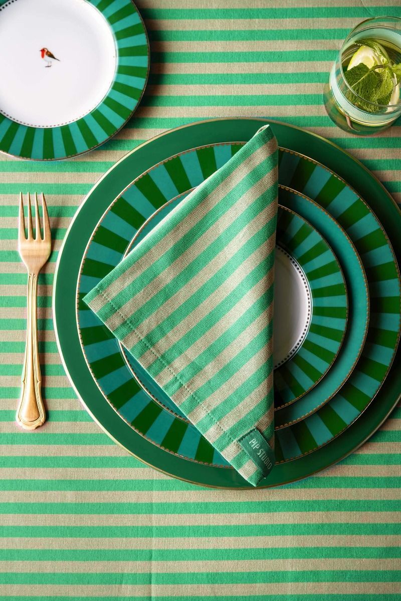 Pip Studio Napkins Green