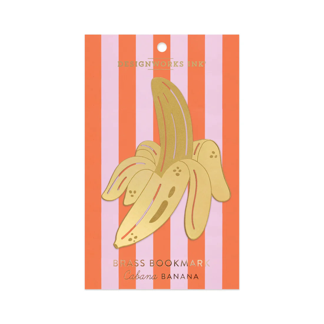 Brass Bookmark Cabana Banana