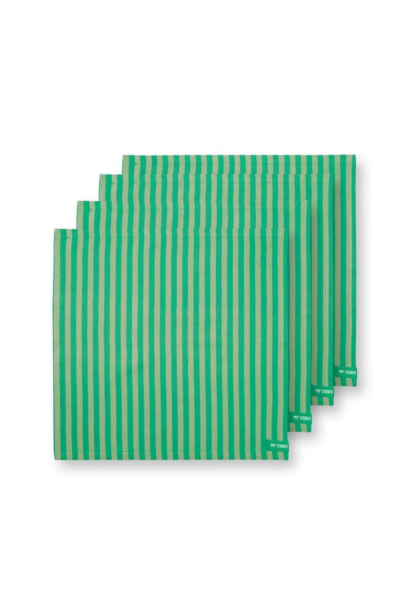 Pip Studio Napkins Green