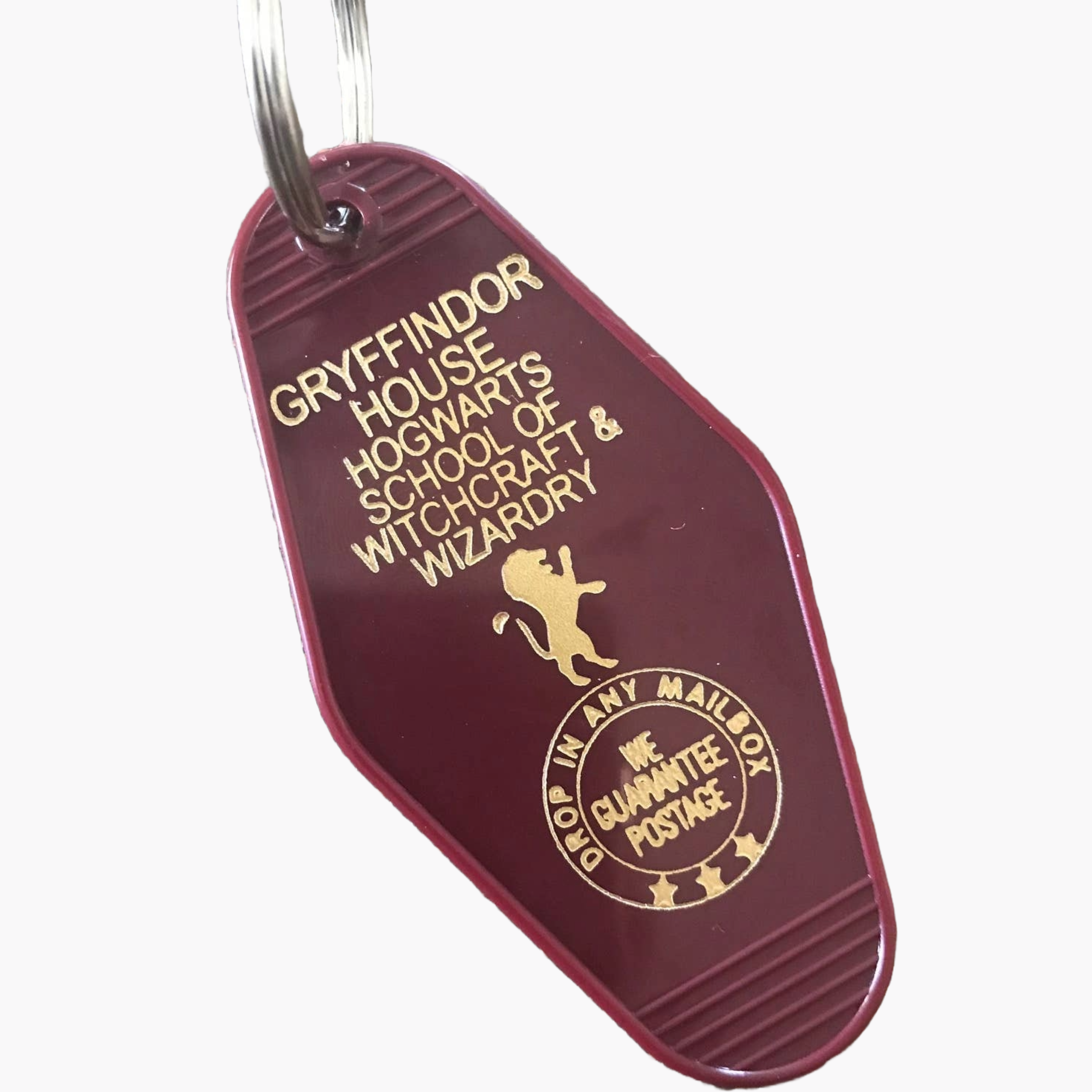 Motel Key Fob - Hogwart's Houses