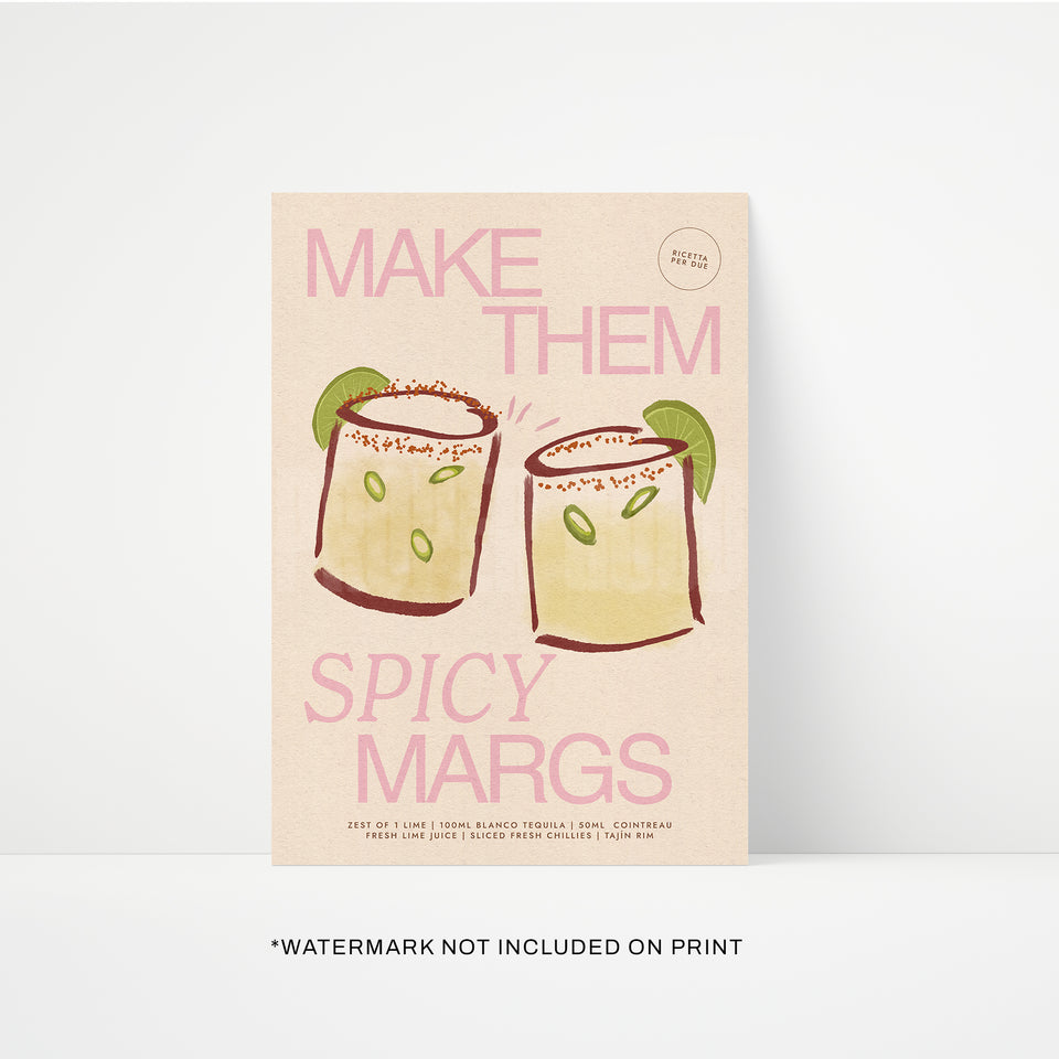 Spicy Marg Print A3