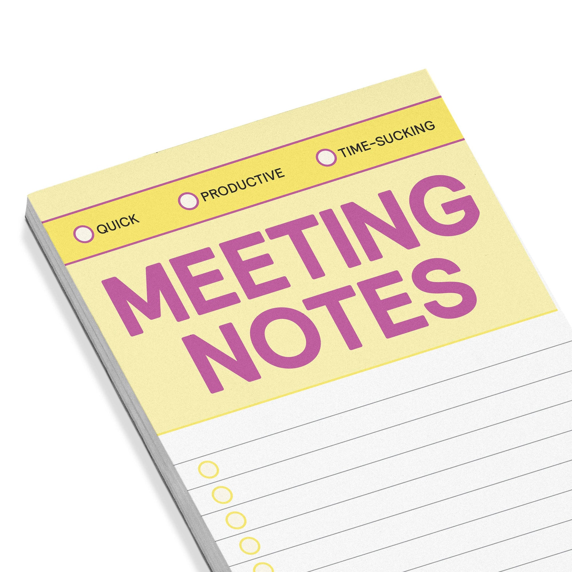 Knock Knock Meeting Notes Make-a-List Pads