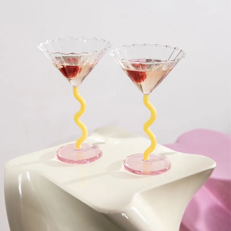 Curve Champagne Coupe Set of 2