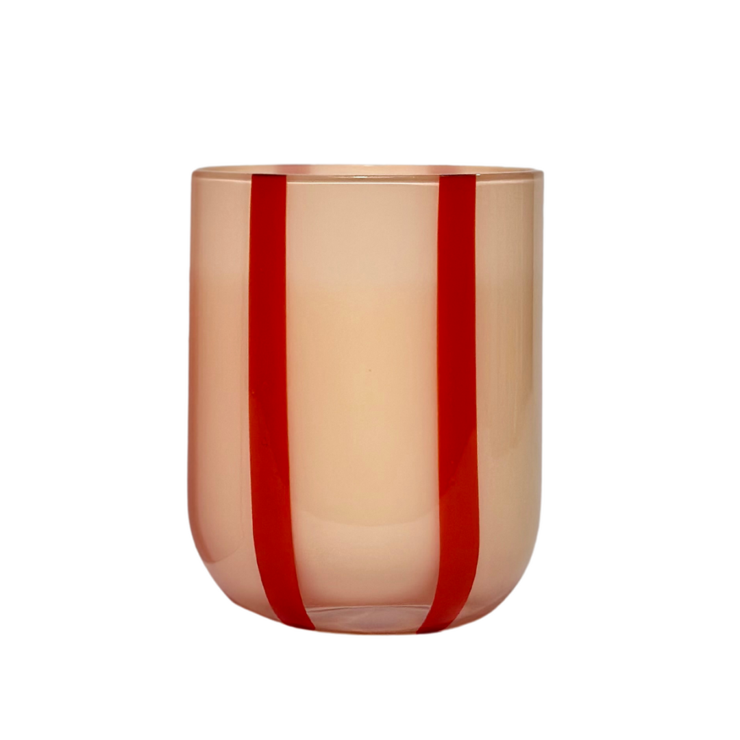 Atina Glassware: Pink & Red